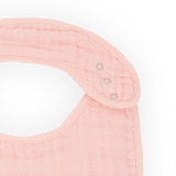 Cotton Muslin Classic Bib 3 Pack - Watercolor Roses - HoneyBug 