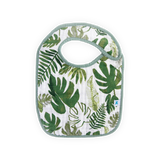 Cotton Muslin Classic Bib 3 Pack - Tropical Leaf - HoneyBug 