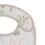 Cotton Muslin Classic Bib 3 Pack - Adobe Checker - HoneyBug 