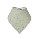 Cotton Muslin + Fleece Bandana Bib 4 Pack - Adobe Checker - HoneyBug 