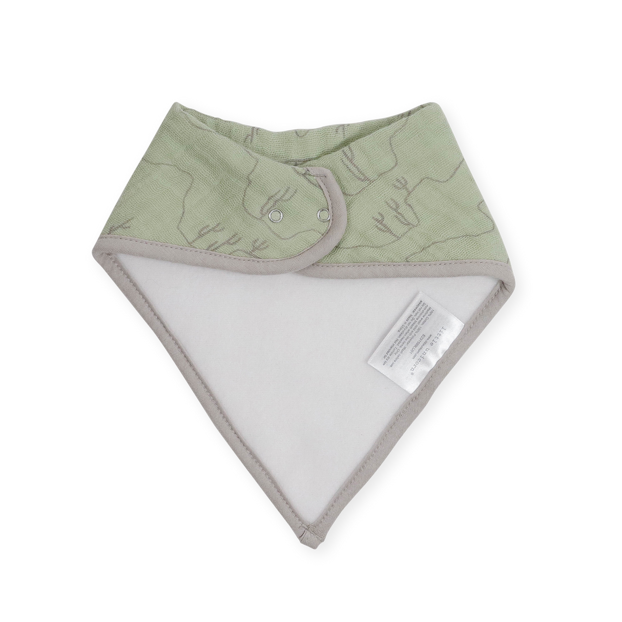 Cotton Muslin + Fleece Bandana Bib 4 Pack - Adobe Checker - HoneyBug 