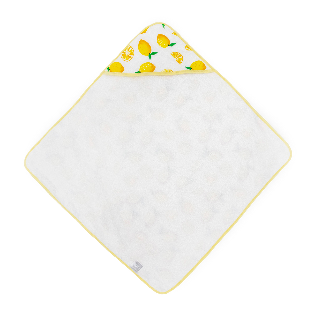 Infant Hooded Towel - Lemon - HoneyBug 