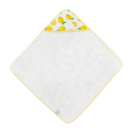 Infant Hooded Towel - Lemon - HoneyBug 