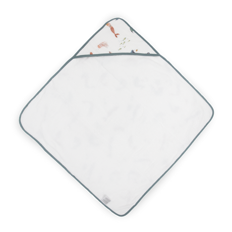 Infant Hooded Towel - Mermaids - HoneyBug 