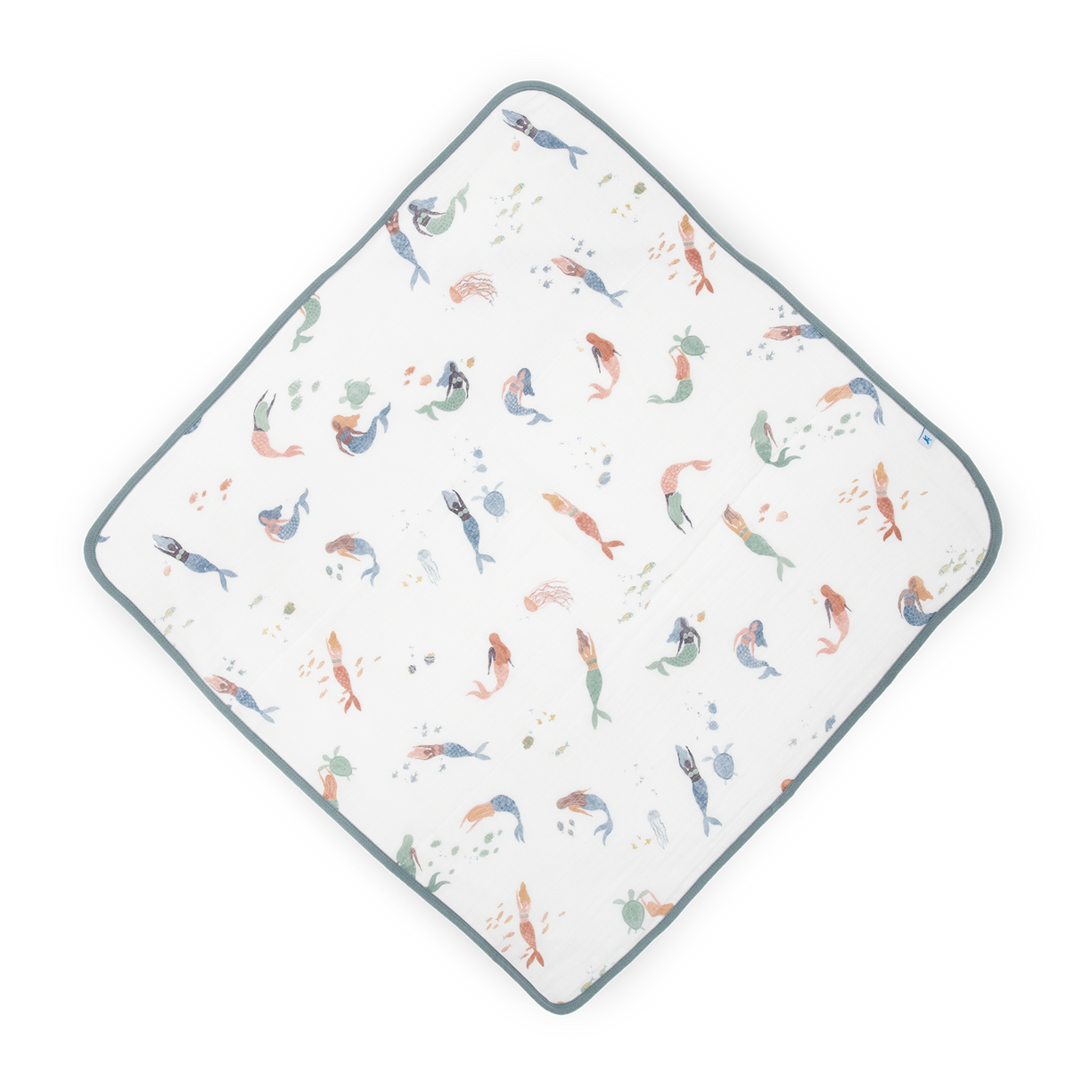 Infant Hooded Towel - Mermaids - HoneyBug 