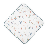 Infant Hooded Towel - Mermaids - HoneyBug 