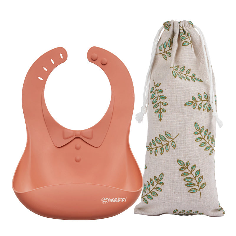 Silicone Baby Bib 1 PK - HoneyBug 