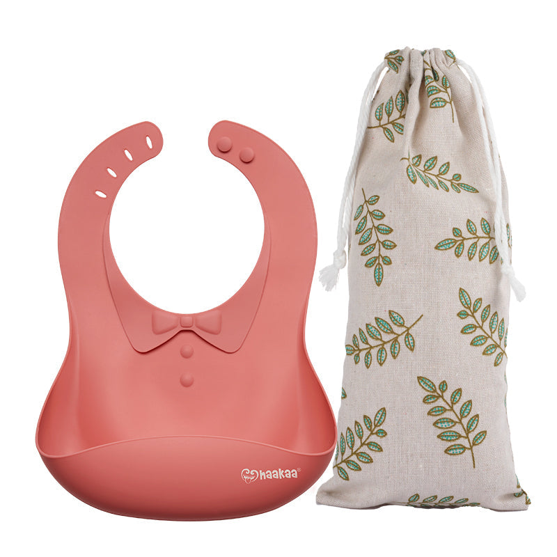 Silicone Baby Bib 1 PK - HoneyBug 