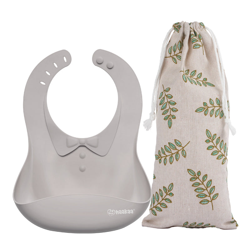 Silicone Baby Bib 1 PK - HoneyBug 