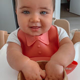 Silicone Baby Bib 1 PK - HoneyBug 