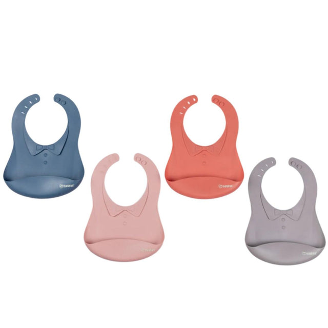 Silicone Baby Bib 1 PK - HoneyBug 