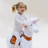 Unicorn Bamboo Convertible Footie - HoneyBug 