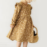 Organic Ruffle Dress - Wildflower - HoneyBug 