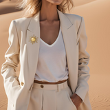 Suri Sun Brooch - HoneyBug 