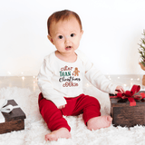 long sleeve graphic bodysuit | christmas cookie - HoneyBug 