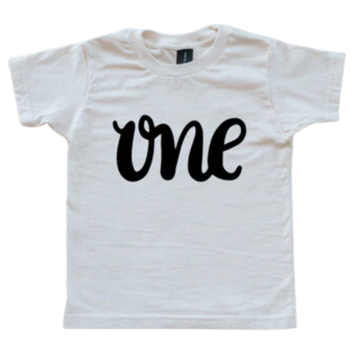 One First Birthday Organic Baby Tee - HoneyBug 