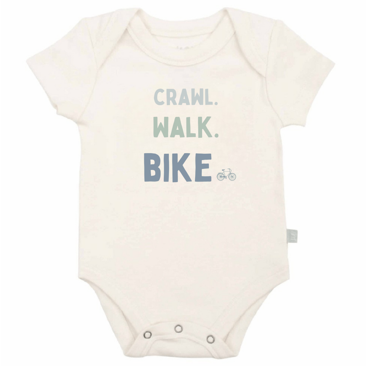 graphic bodysuit | crawl walk bike - HoneyBug 