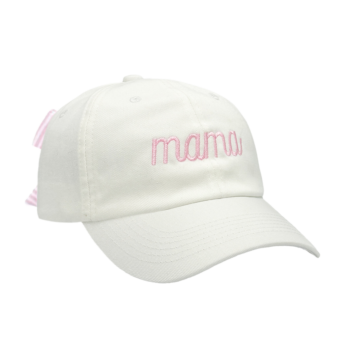 Mama & Mini Bow Baseball Hat Set (Baby & Adult, Youth & Adult)