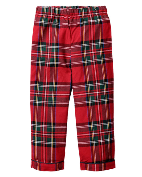 Kid's Brushed Cotton Pajama Pants in Imperial Tartan - HoneyBug 