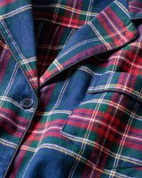 Kid's Brushed Twill Pajama Set in Windsor Tartan - HoneyBug 