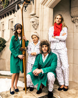 Kid's Flannel Pajama Set in Après Ski - HoneyBug 