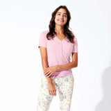 Fall Floral Bamboo Women's Pajama Set - HoneyBug 