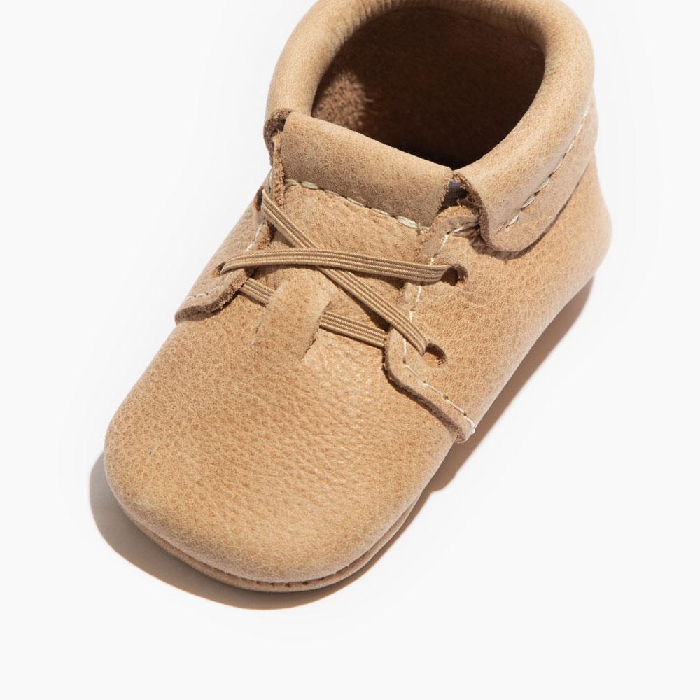 Weathered Brown Oxford Baby Shoe - HoneyBug 