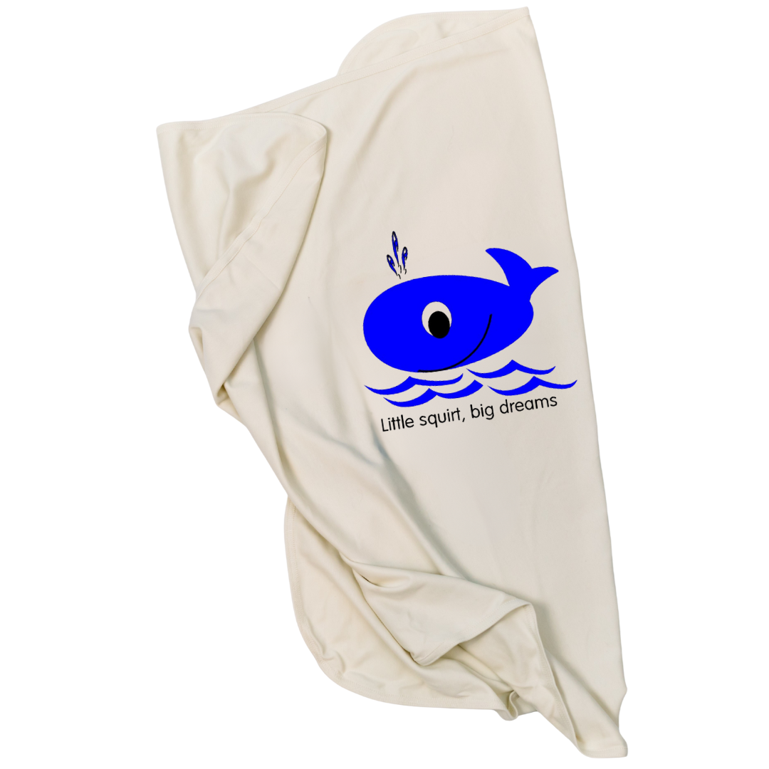 Big Dreams Whale Baby Blanket - HoneyBug 