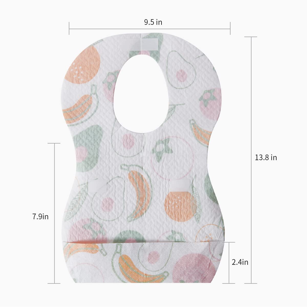 20 Pcs Disposable Baby Bibs