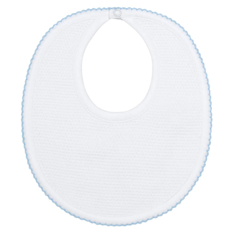 White Bubble Baby Bib - HoneyBug 