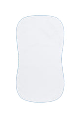 White Bubble Baby Burp Cloth - HoneyBug 