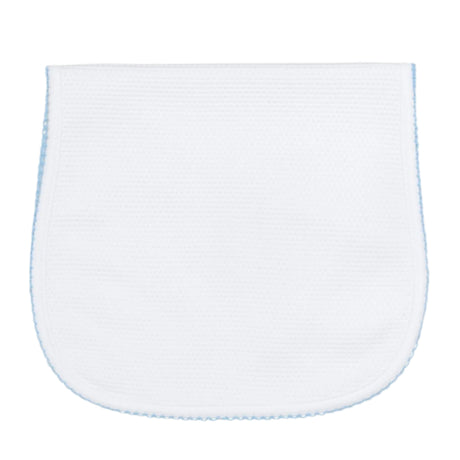 White Bubble Baby Burp Cloth - HoneyBug 