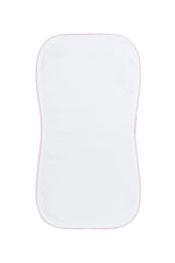 White Bubble Baby Burp Cloth - HoneyBug 