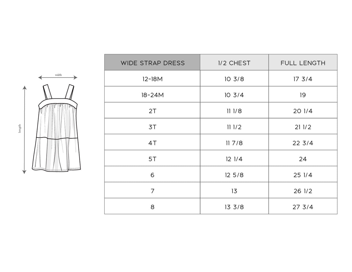 Wide Strap Dress
