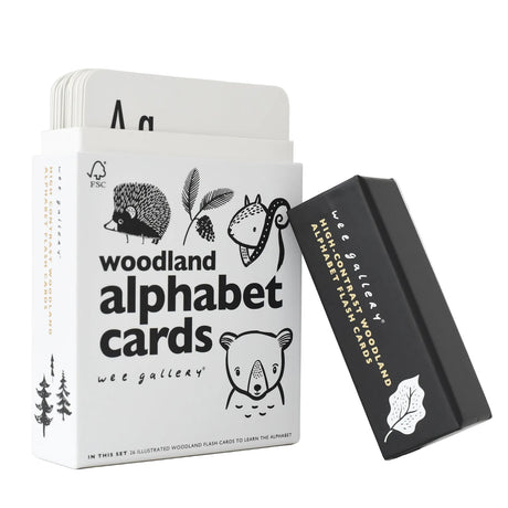 Woodland Alphabet Cards - HoneyBug 