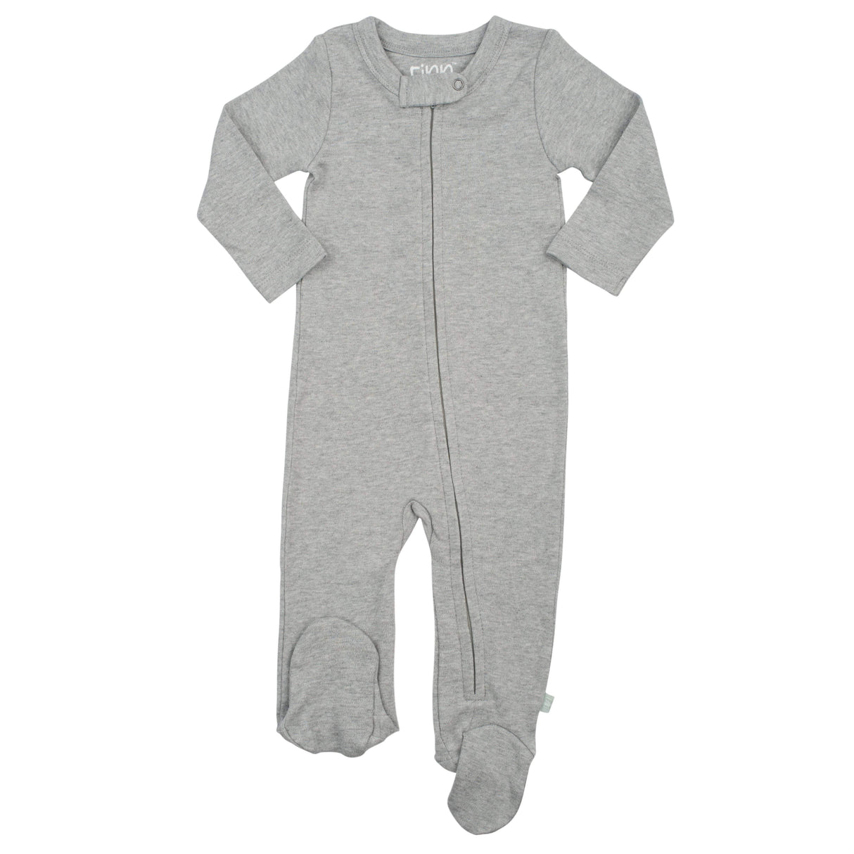 footie | heather - HoneyBug 