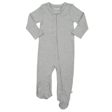 footie | heather - HoneyBug 
