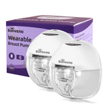 SUNVENO Hands-Free Wearable Electric Breast Pump Set