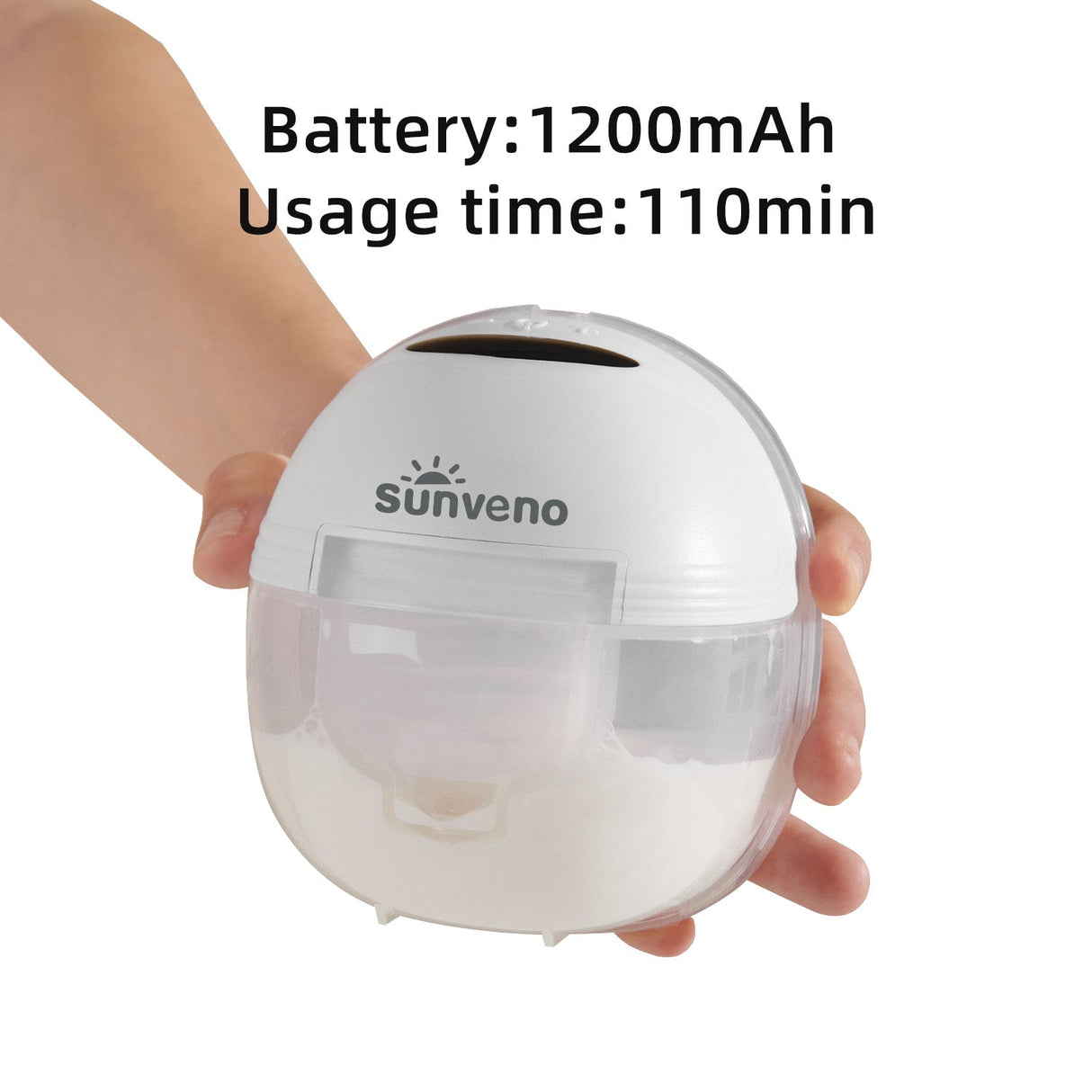 SUNVENO Hands-Free Wearable Electric Breast Pump Set