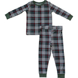 Green Plaid Bamboo Cozy Set - HoneyBug 