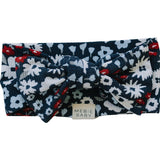 Americana Floral Ribbed Bamboo Head Wrap - HoneyBug 