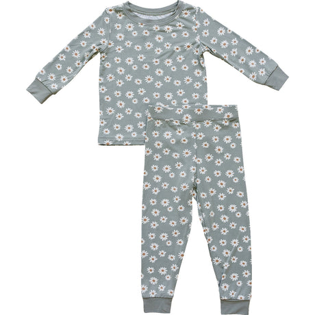 Light Green Daisy Bamboo Cozy Set - HoneyBug 