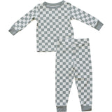 Light Green Checkered Bamboo Cozy Set - HoneyBug 