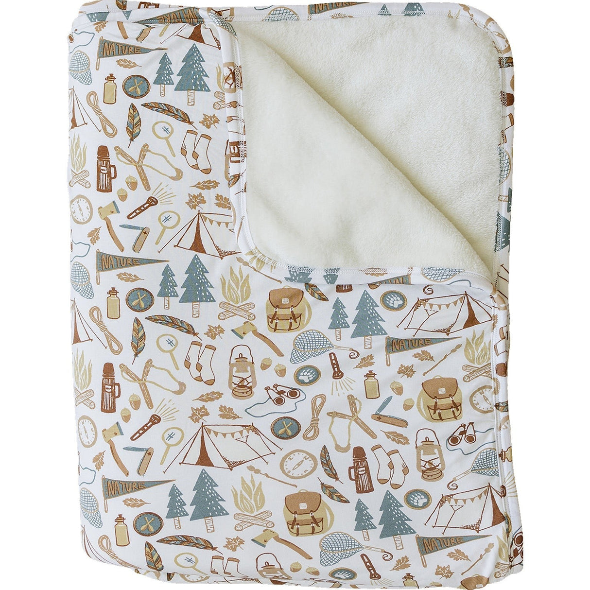 Camping Trip Bamboo Fleece Quilt - HoneyBug 