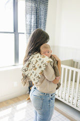 Outlaw Cowboy Muslin Burp Cloth - HoneyBug 