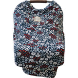 Americana Floral Ribbed Bamboo Multi-Use Cover - HoneyBug 