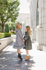 Tulip Smocked Peter Pan Collar Dress - HoneyBug 