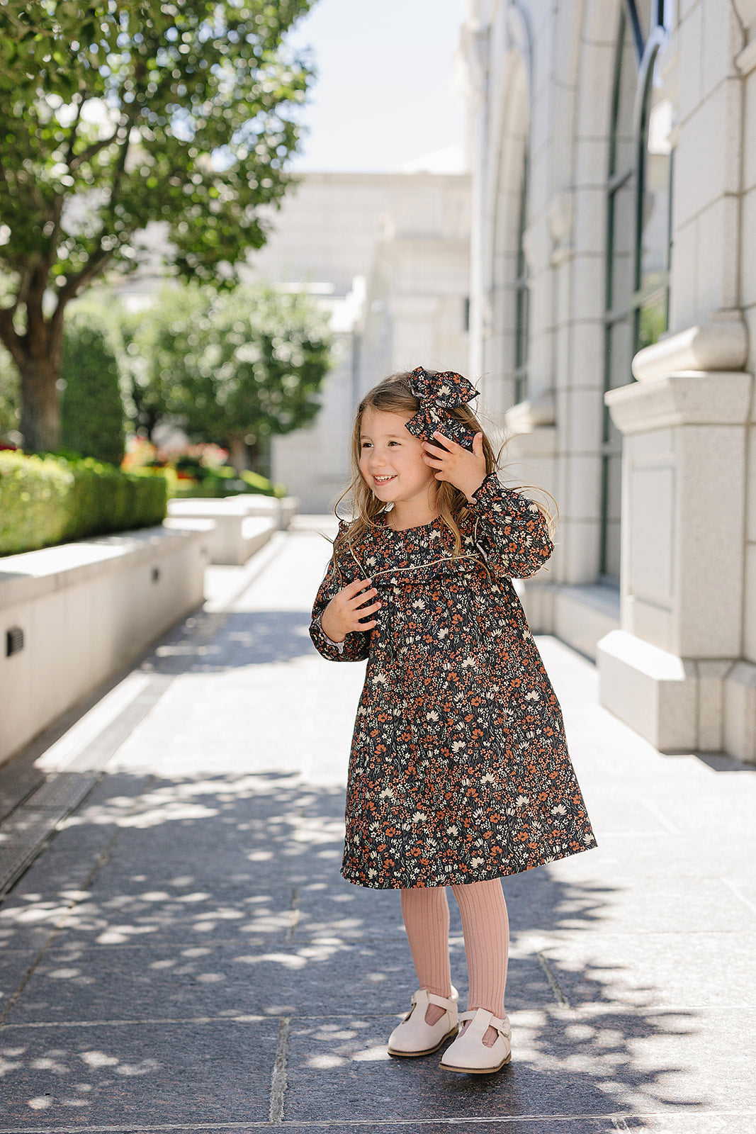 Midnight Meadow Dress - HoneyBug 