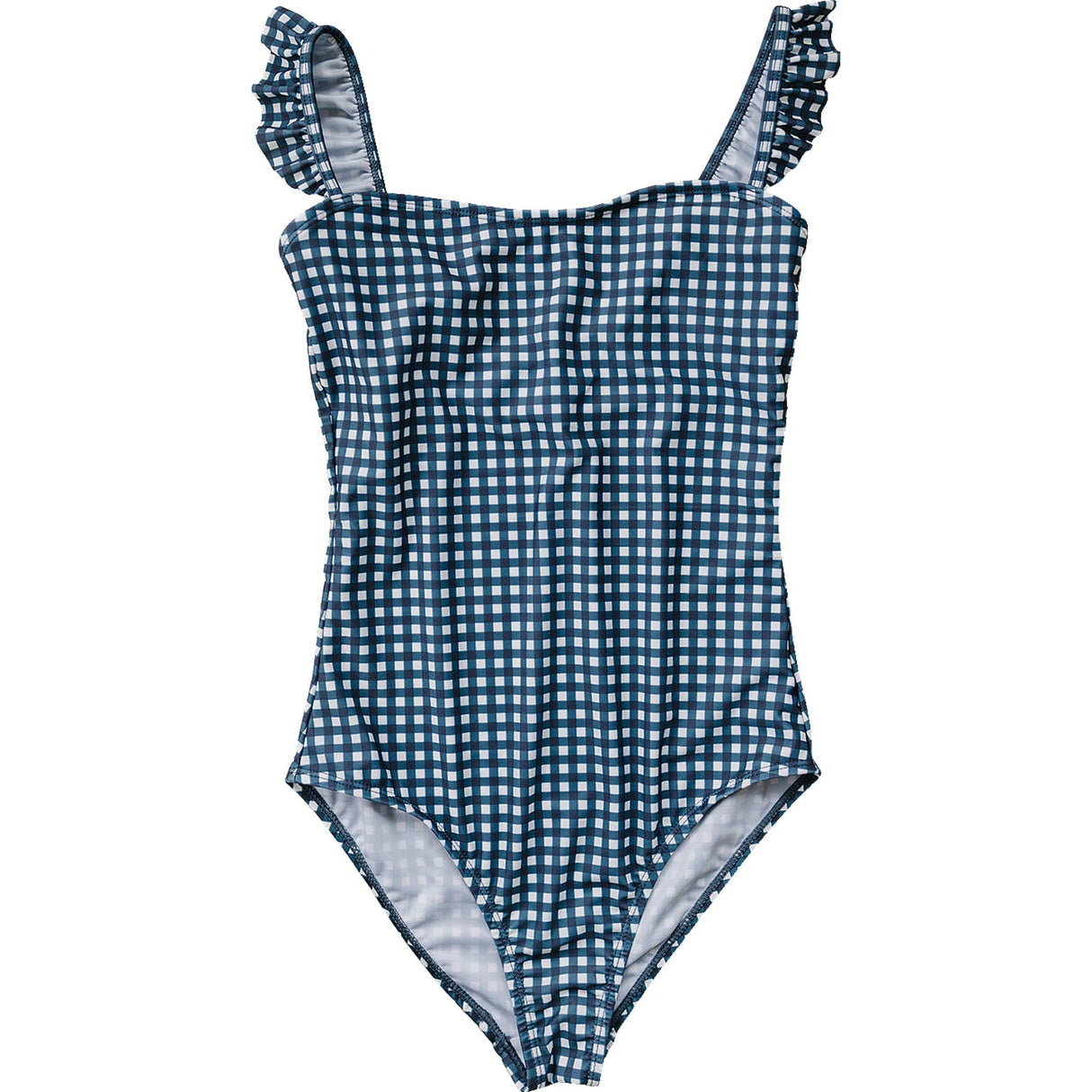 Navy Gingham Women’s One-Piece - HoneyBug 