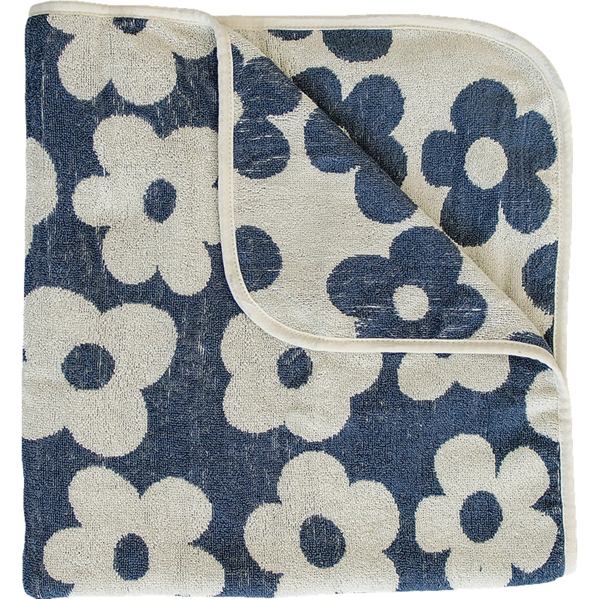Floral Organic Cotton Beach Towel - HoneyBug 
